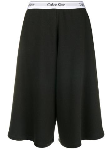 Calvin Klein Underwear Capri Culotte Shorts - Black