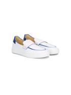 Montelpare Tradition Teen Slip-on Loafers - White