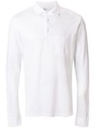 Aspesi Longsleeved Polo Shirt - White