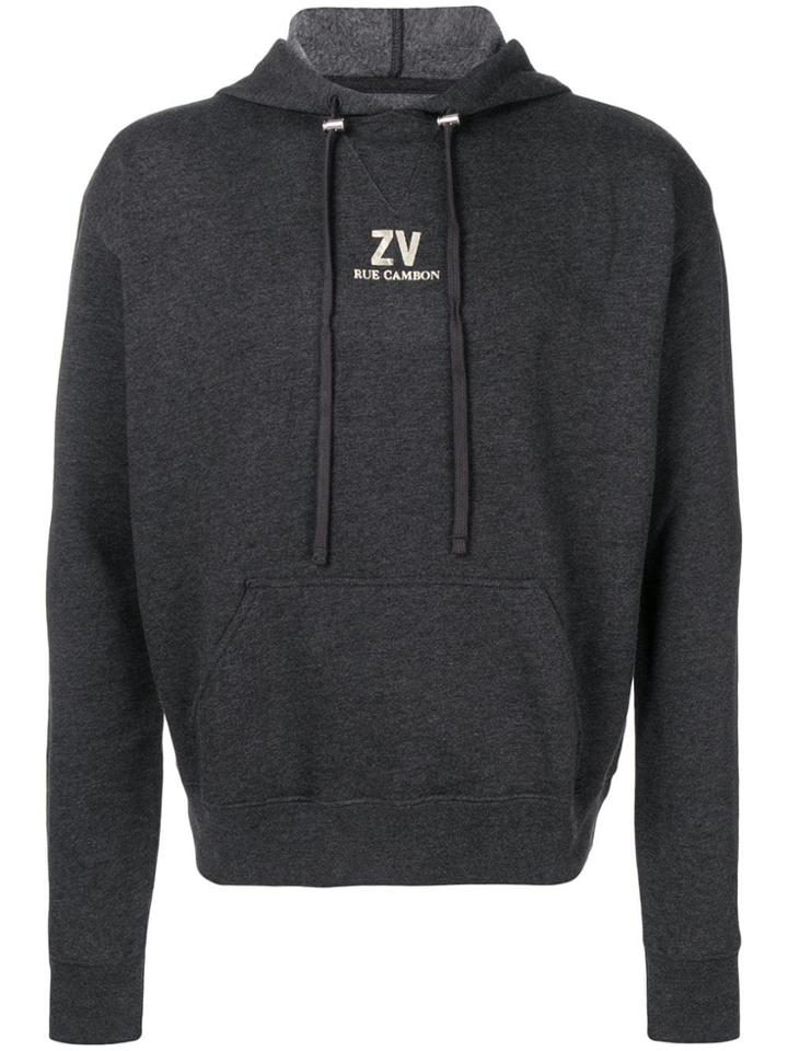 Zadig & Voltaire Logo Hoodie - Grey
