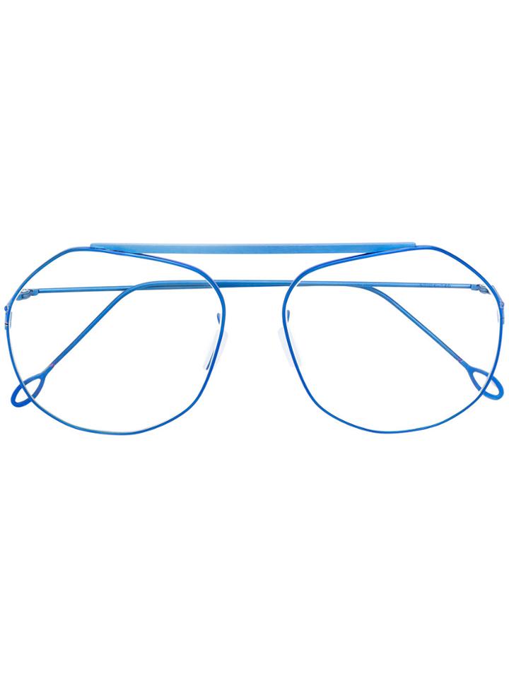 Delirious Thin Frame Spectacles - Blue