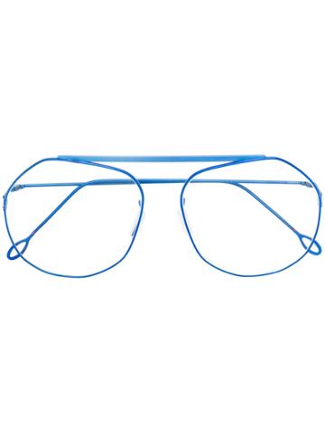Delirious Thin Frame Spectacles - Blue