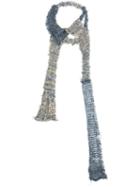 Vivienne Westwood Gold Label 'kitri' Scarf, Adult Unisex, Size: S/m, Yellow/orange, Silk/cotton/linen/flax