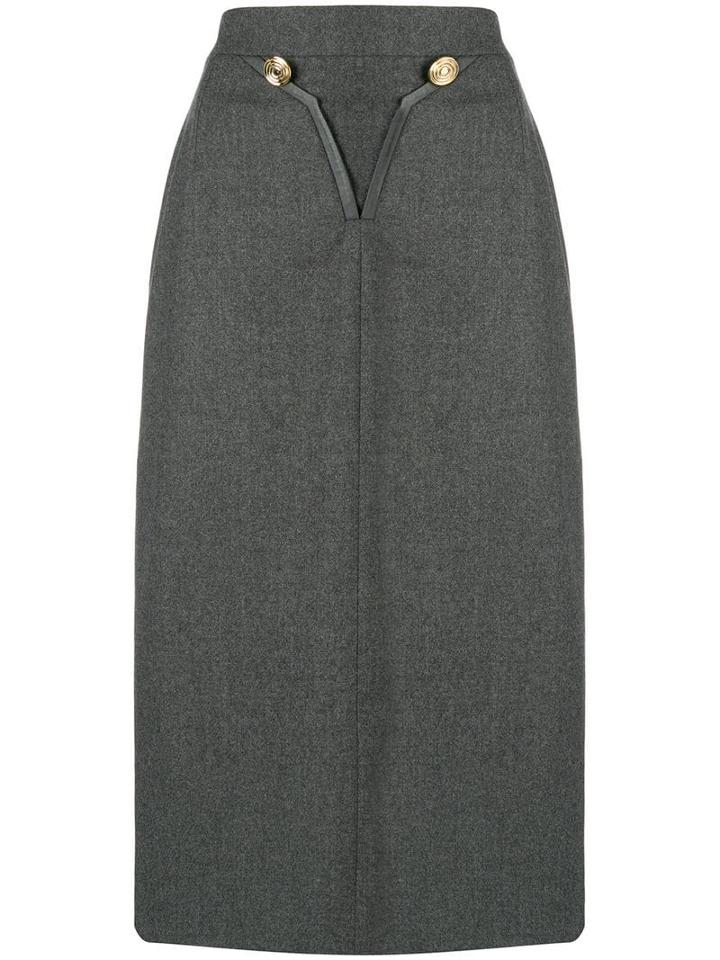 Louis Feraud Pre-owned 1980 Skirt - Grey