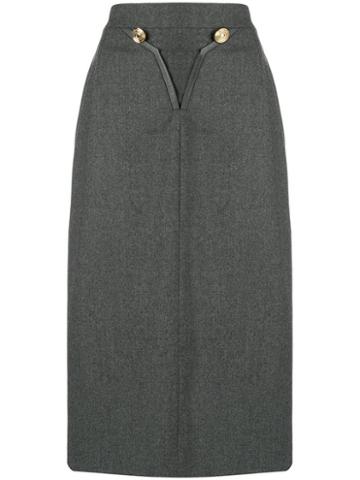 Louis Feraud Pre-owned 1980 Skirt - Grey