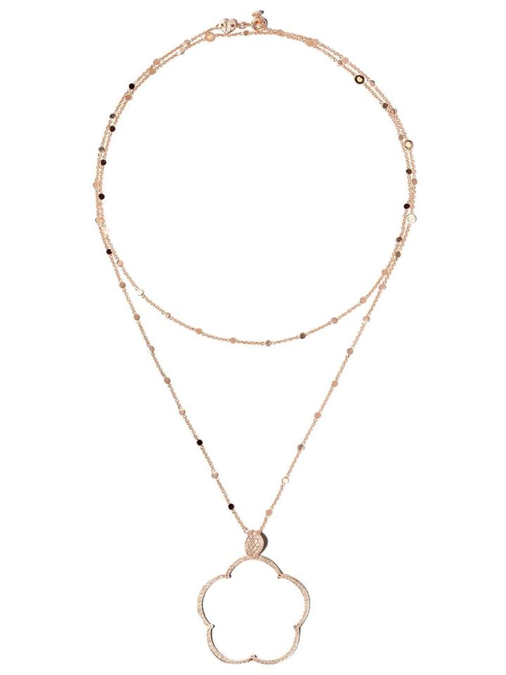 Pasquale Bruni 18kt Rose Gold Bon Ton Diamond Pendant Necklace
