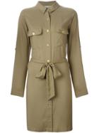 Heidi Klein 'tobago' Belted Shirt Dress - Green