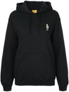 Barrie Zipped Hoodie - Black
