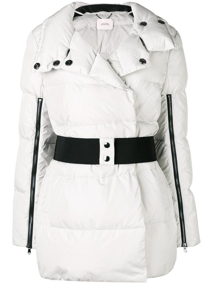 Dorothee Schumacher Padded Belt Coat - White