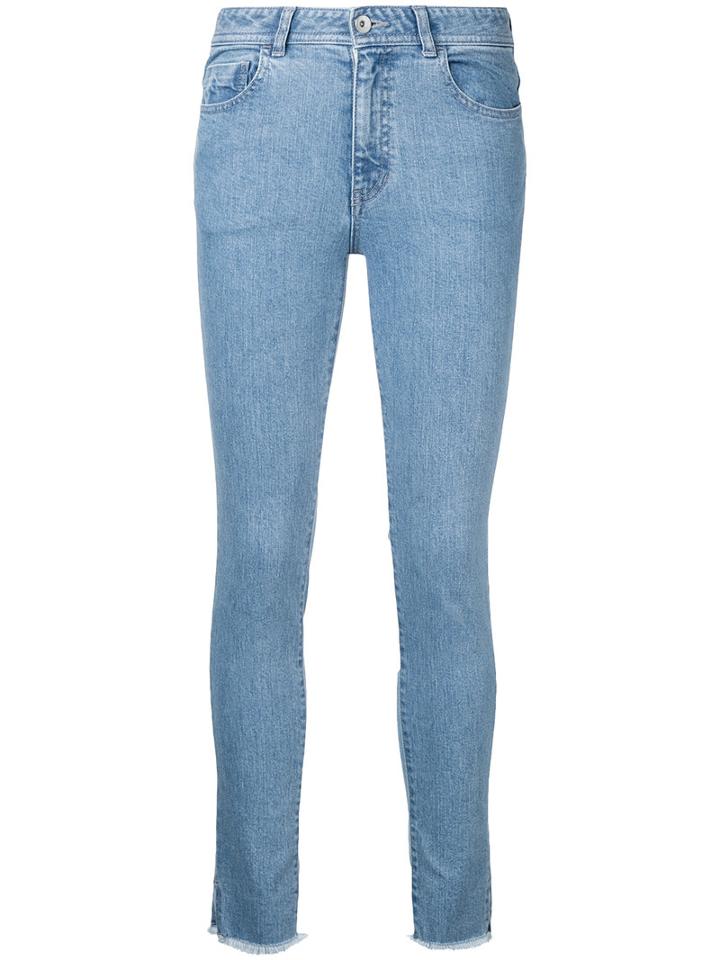 En Route Raw Edge Jeans, Women's, Size: 2, Blue, Cotton