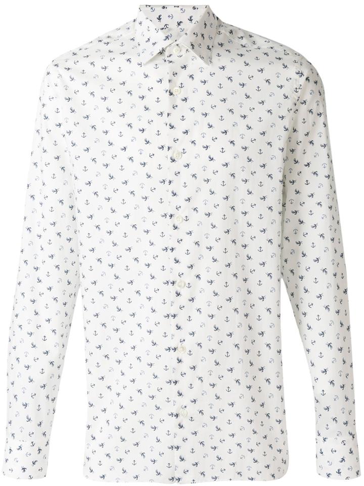 Z Zegna Plain Casual Shirt - White