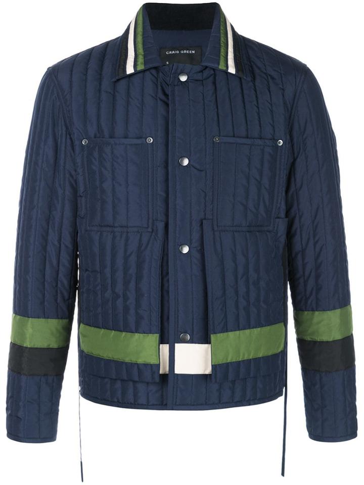 Craig Green Snap-button Jacket - Blue
