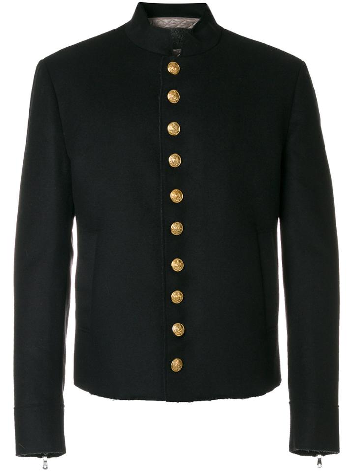 Dolce & Gabbana Buttoned Military Jacket - Black