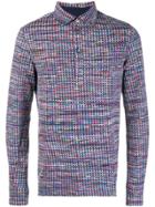 Missoni Check Print Polo Shirt - Pink & Purple