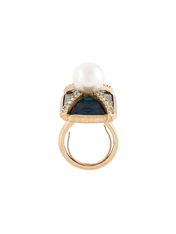 Oscar De La Renta Bejeweled Style Ring