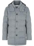 Mackintosh Light Grey Storm System Wool Down Jacket Gd-001