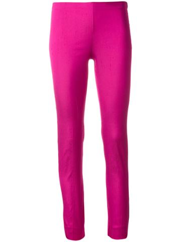 P.a.r.o.s.h. Fitted Ankle Length Trousers - Pink & Purple