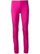 P.a.r.o.s.h. Fitted Ankle Length Trousers - Pink & Purple