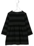 Album Di Famiglia Striped Knit Dress, Toddler Girl's, Size: 4 Yrs, Grey