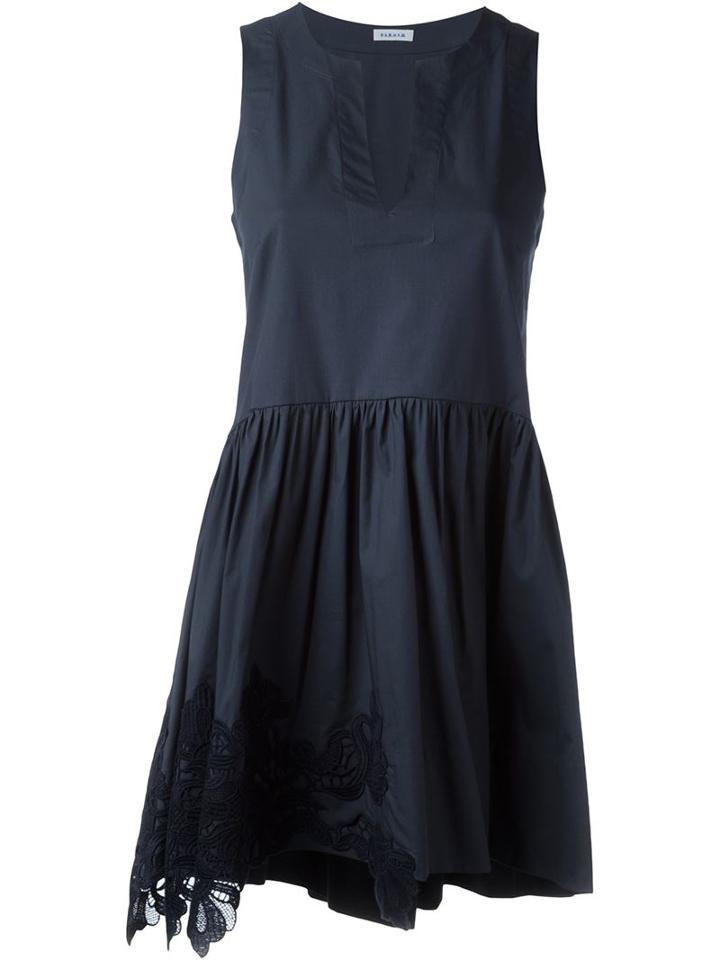 P.a.r.o.s.h. Lace Hem Skater Dress