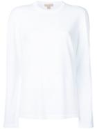 Michael Kors - Longsleeved T-shirt - Women - Cotton - L, White, Cotton
