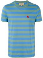 Burberry - Striped T-shirt - Men - Cotton - Xl, Blue, Cotton