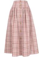 Rejina Pyo Freya Checked Skirt - Red