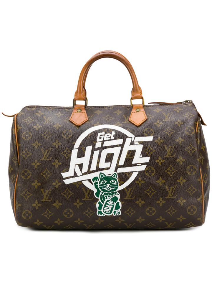 Louis Vuitton Vintage Speedy Monogram Tote Bag - Brown