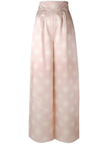 Alistair James - Moonstruck Palazzo Pants - Women - Silk/bamboo - 8, Pink/purple, Silk/bamboo