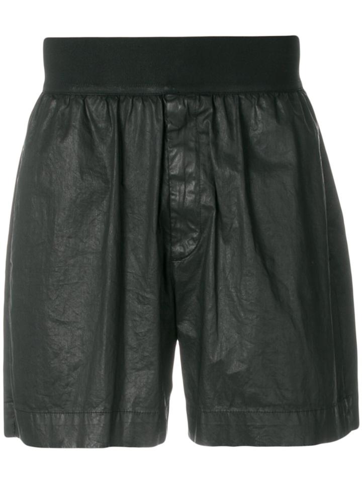 Alyx Raw Elastic Shorts - Black