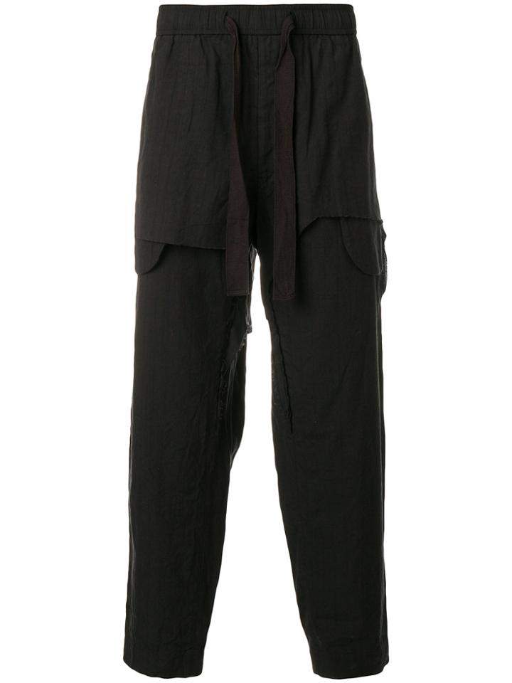 Ziggy Chen Loose Fit Trousers - Grey