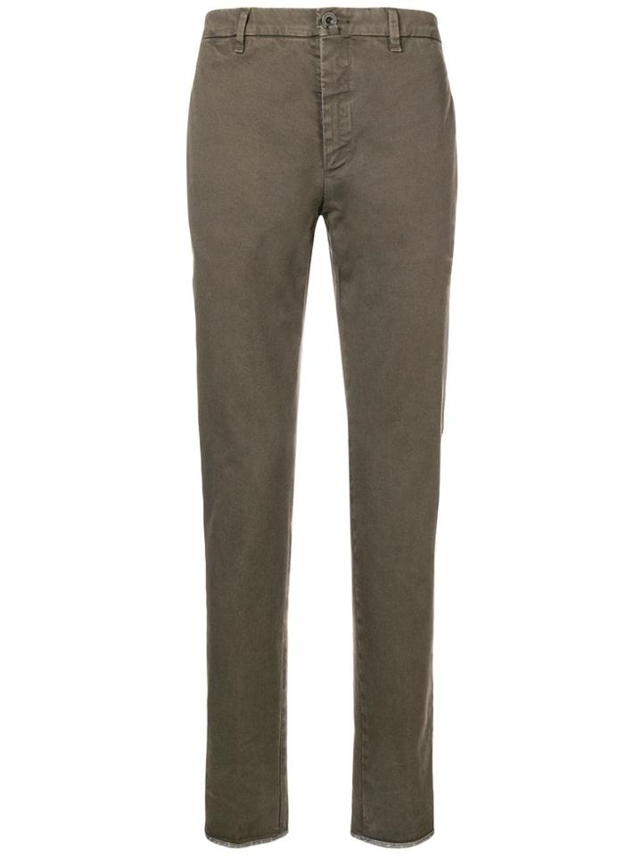 Lardini Slim Fit Chinos - Green