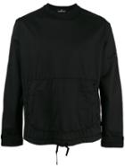 Stone Island Shadow Project - Kangaroo Pockets Drawstring Sweatshirt - Men - Spandex/elastane/polyurethane Resin/polyimide - M, Black, Spandex/elastane/polyurethane Resin/polyimide