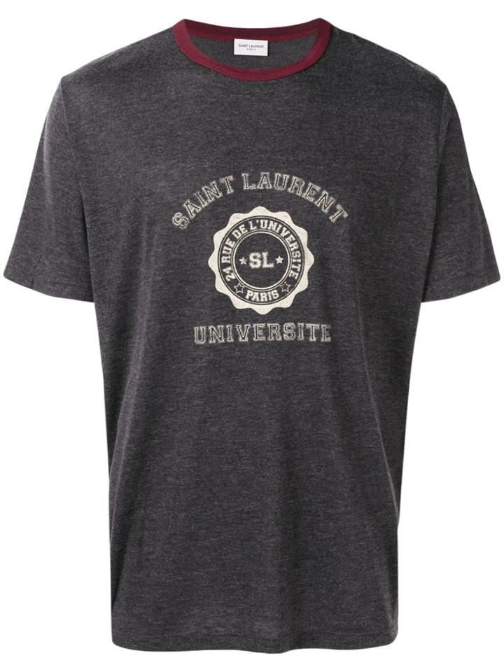 Saint Laurent Université T-shirt - Grey