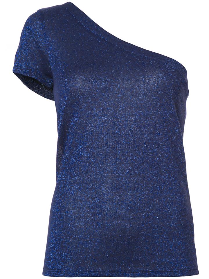 Rta One Shoulder Top - Blue
