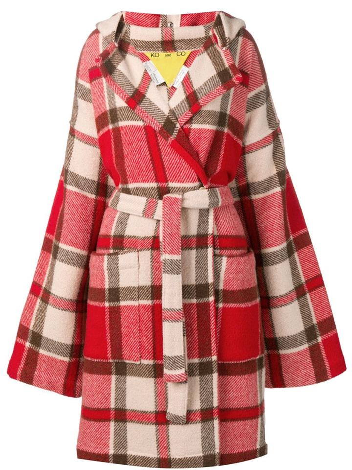 Jc De Castelbajac Vintage Ko And Co Checkered Coat