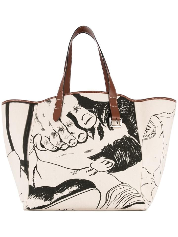 Jw Anderson Belt Tote - Nude & Neutrals