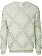 Tomorrowland Embroidered Long-sleeve Sweater - Grey