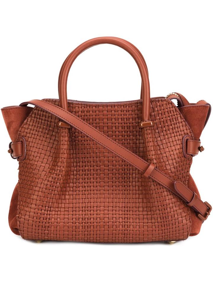 Nina Ricci Woven Tote, Women's, Red
