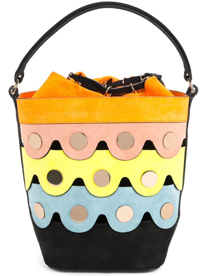 Pierre Hardy - Penny Lace Bucket Bag - Women - Suede - One Size, Suede