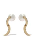 Tasaki 18kt Yellow Gold Buoy Earrings