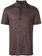 Ermenegildo Zegna Short-sleeved Polo Shirt - Brown