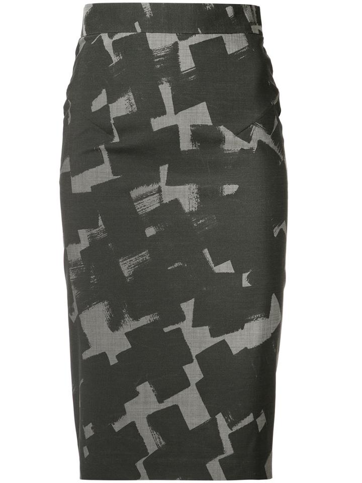 Vivienne Westwood Red Label - Pencil Skirt - Women - Polyester/spandex/elastane/viscose/wool - 40, Grey, Polyester/spandex/elastane/viscose/wool