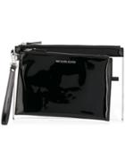 Michael Michael Kors Logo Perspex Clutch Bag - Black