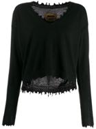 Uma Wang Distressed Cashmere Jumper - Black