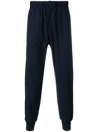 Y-3 High Waisted Track Pants - Blue