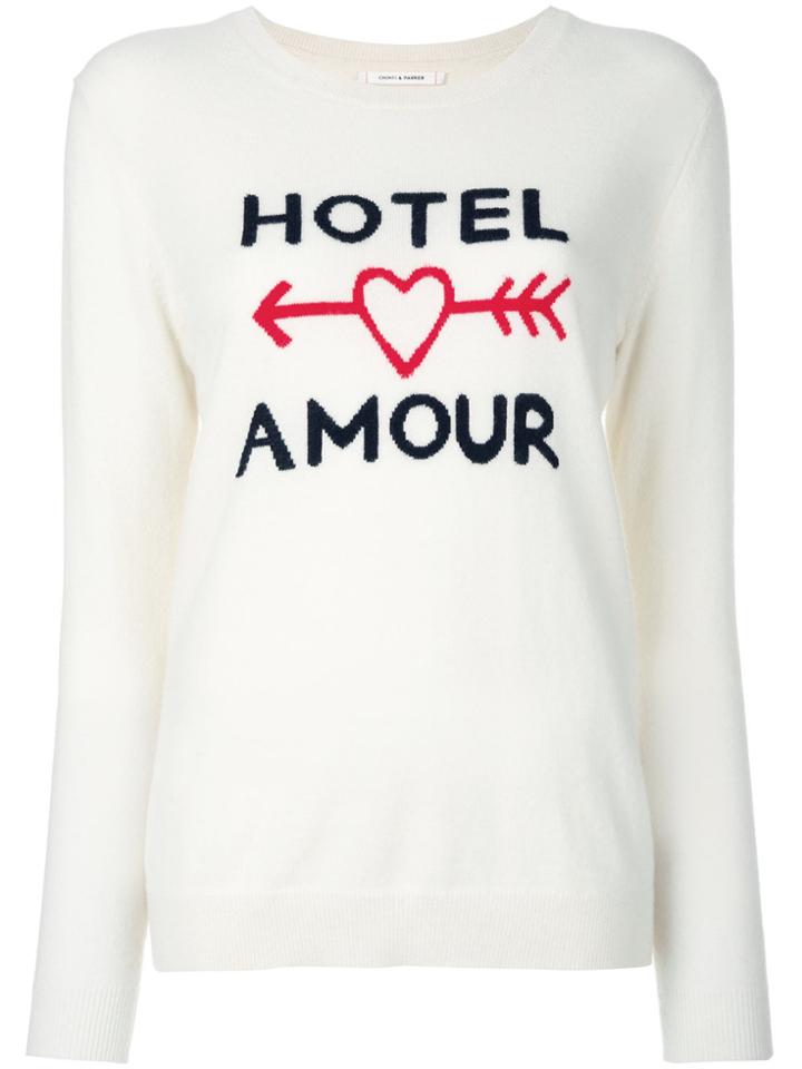 Chinti & Parker Hotel Amour Jumper - Nude & Neutrals