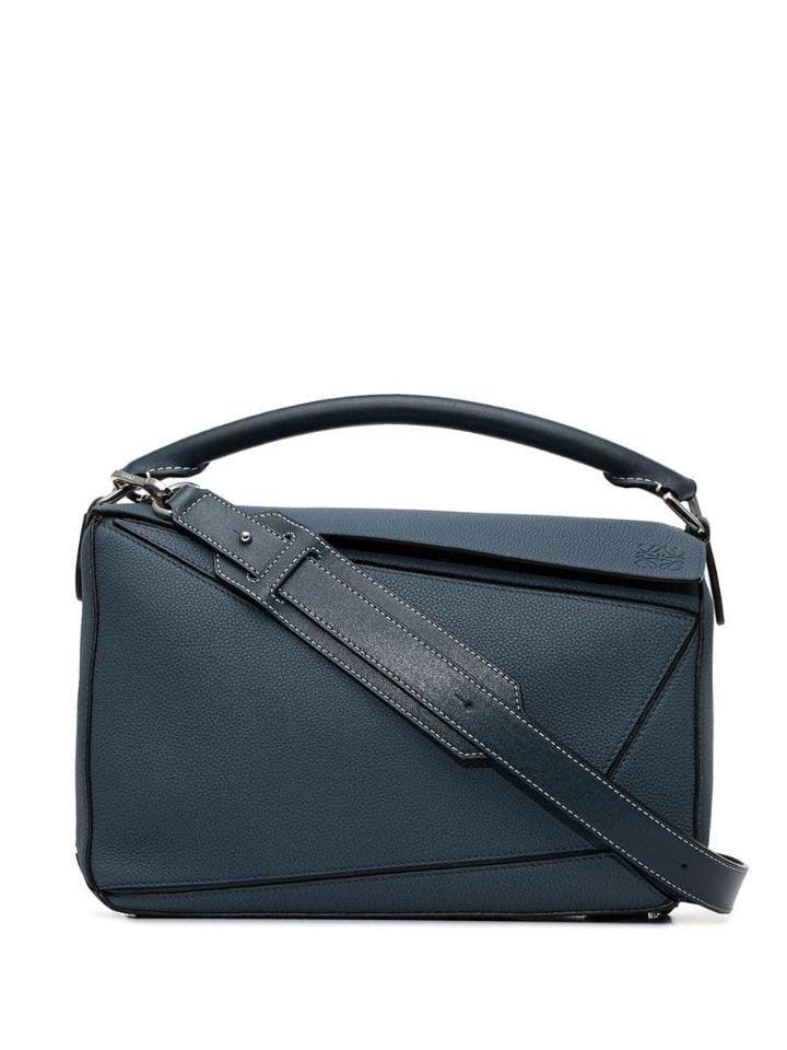 Loewe Medium Puzzle Shoulder Bag - Blue