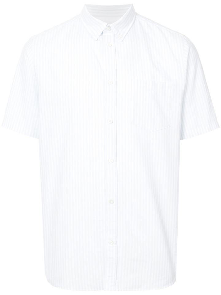 Norse Projects Theo Oxford Striped Shirt - White
