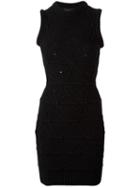 Dsquared2 Japanese Star Knit Dress, Women's, Size: Medium, Black, Wool/polyester